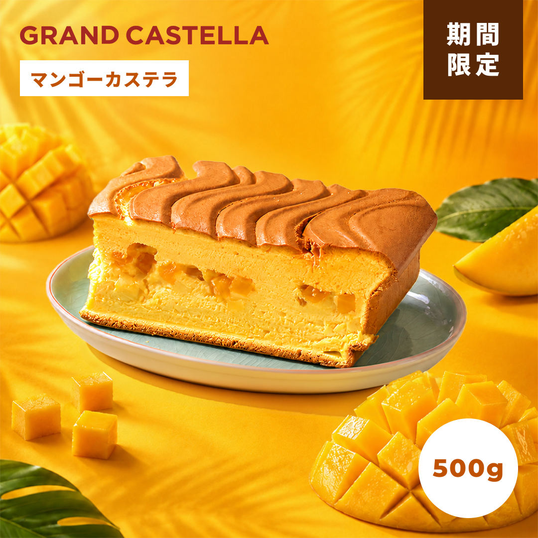 【8月限定】マンゴーカステラ