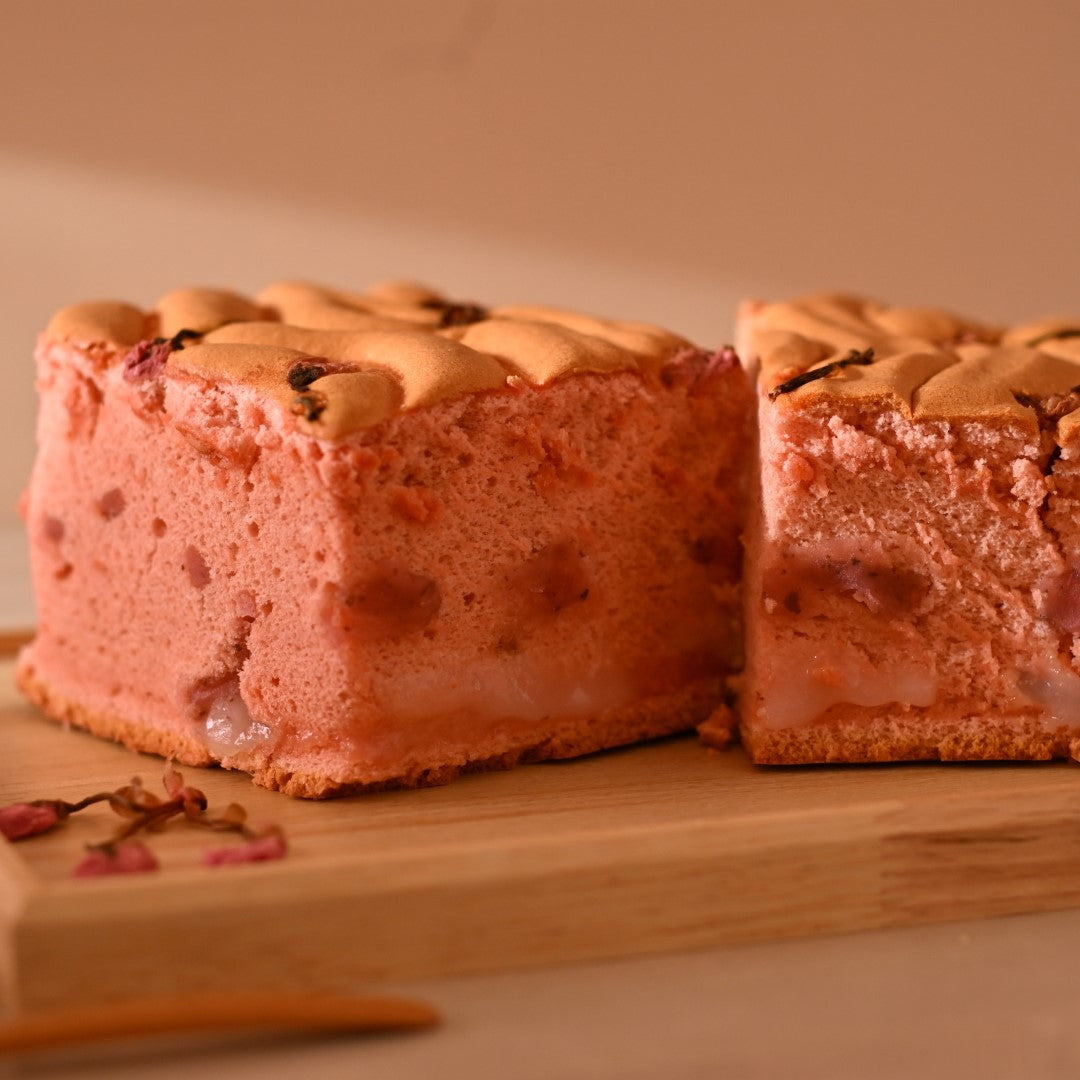 【季節限定】桜あんの羽二重餅カステラハーフ&プレーンハーフ