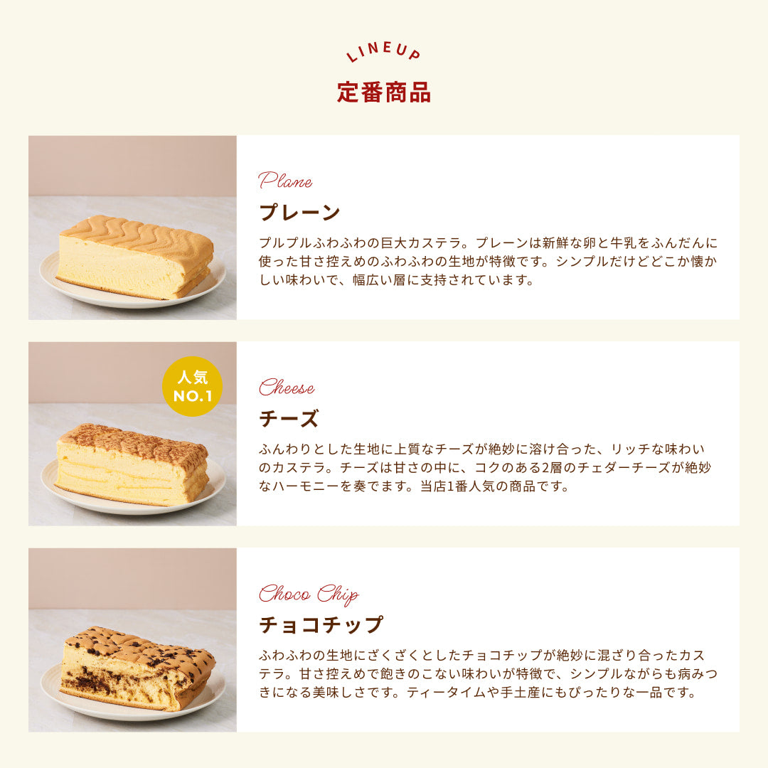 プレーンハーフ&チョコチップハーフ