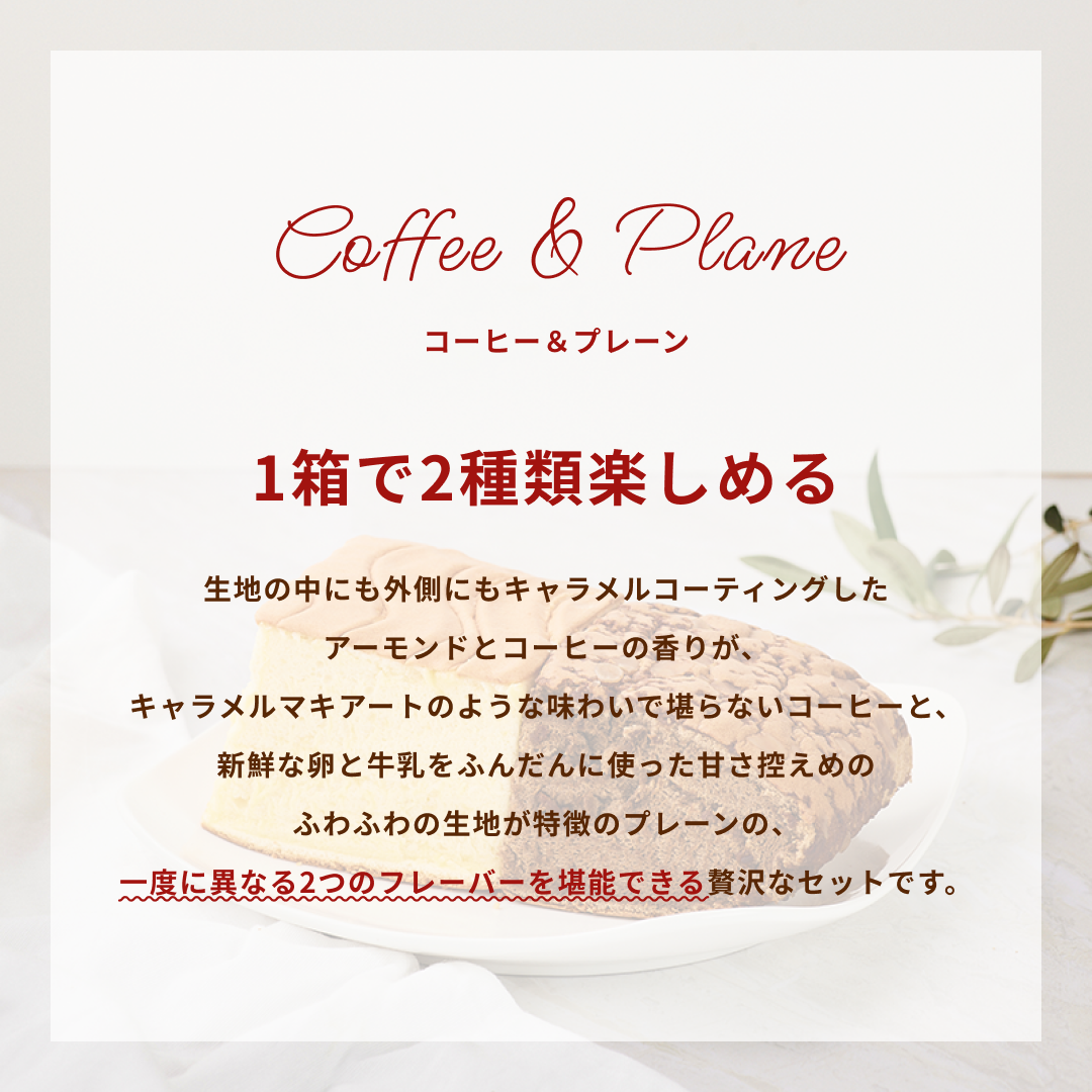 【週替り】プレーンハーフ&コーヒーハーフ