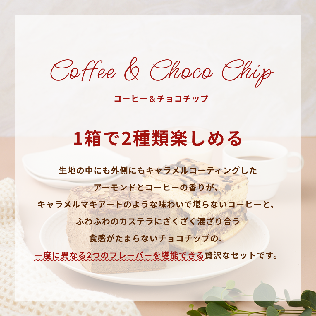 【週替り】チョコチップハーフ&コーヒーハーフ